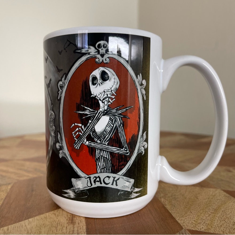 NEW Disney The Nightmare Before Christmas Jack and Sally Halloween Mug - Picture 2 of 3